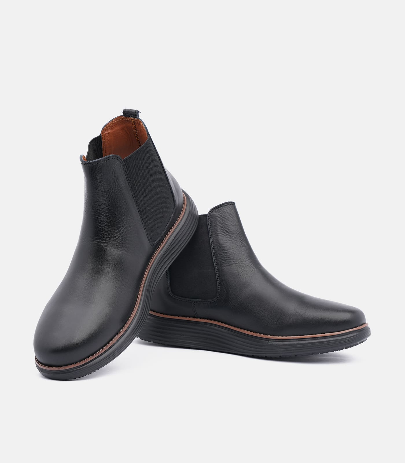 Chelsea Leather Noir