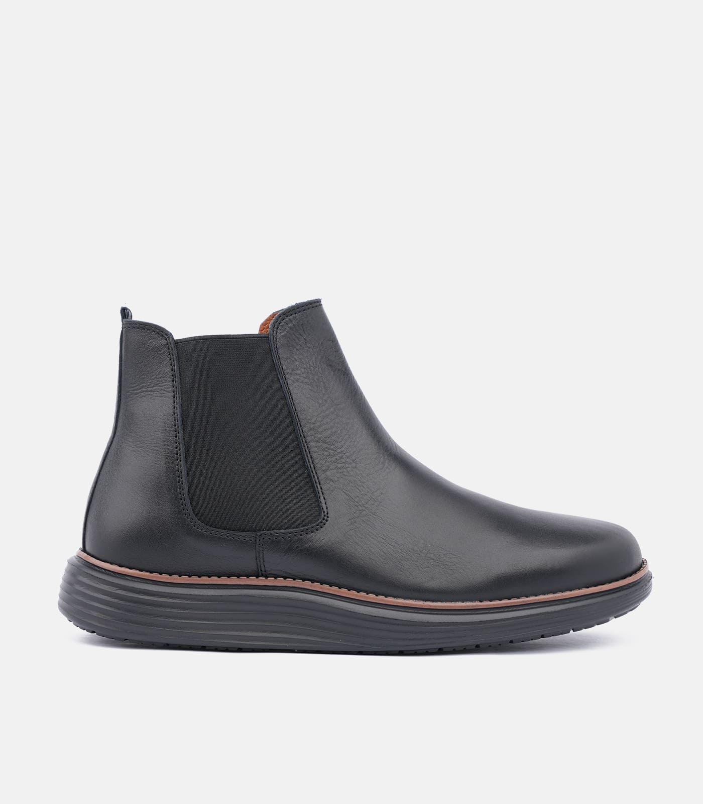 Chelsea Leather Noir