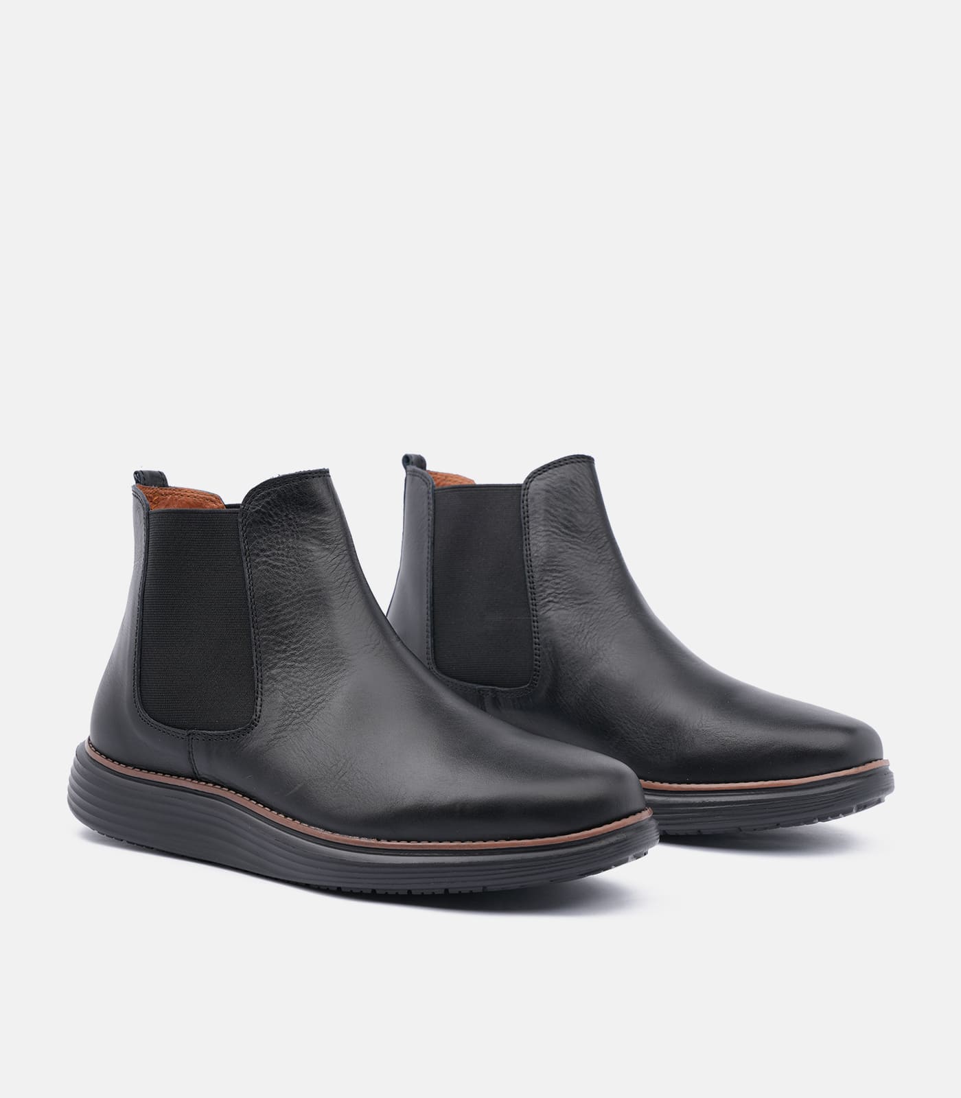 Chelsea Leather Noir