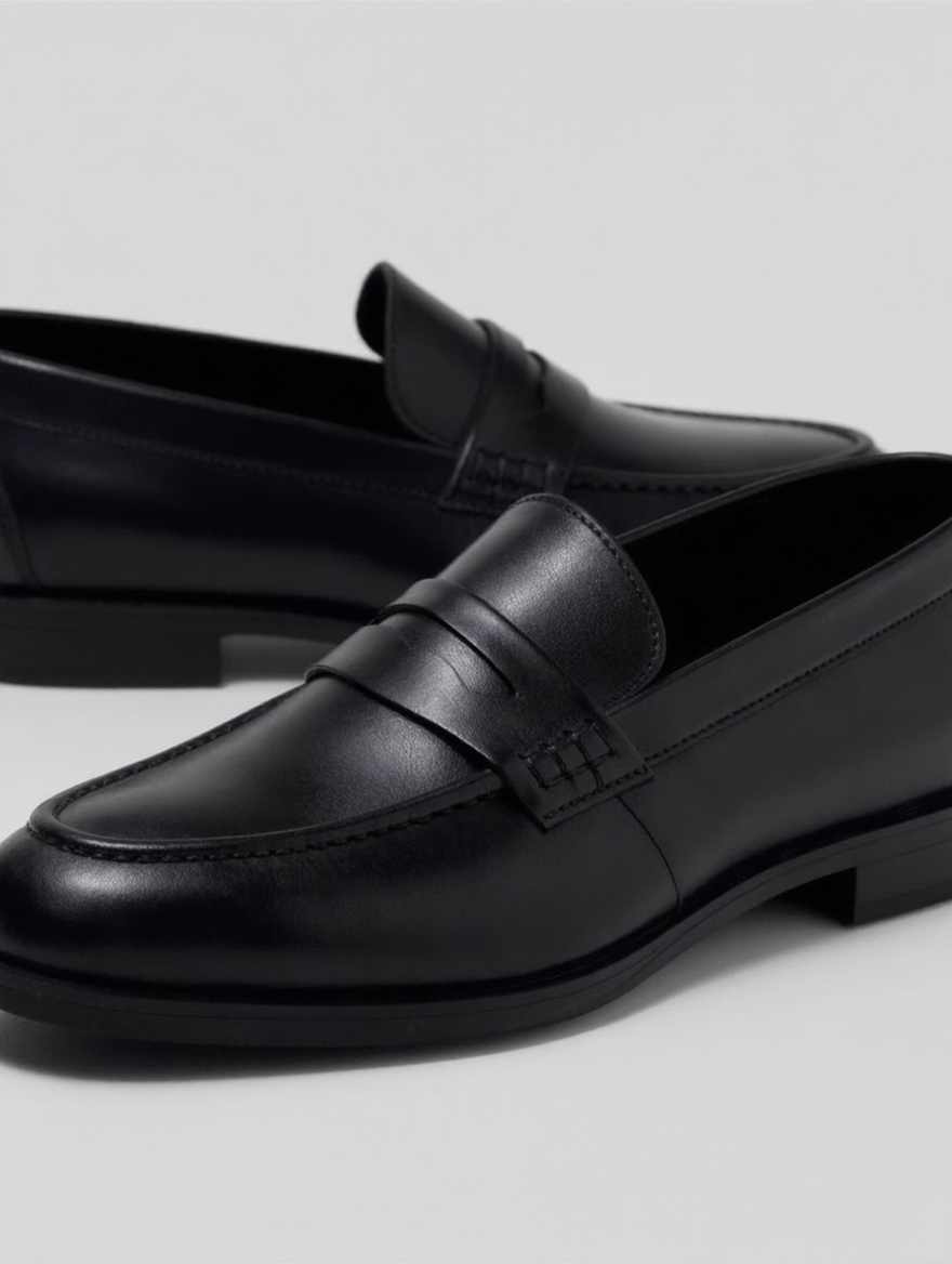 Wallas leather noir