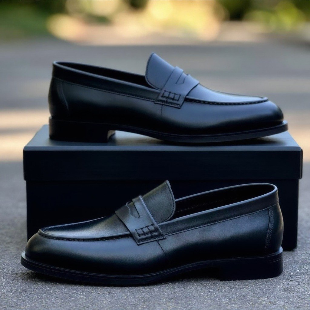 Wallas leather noir